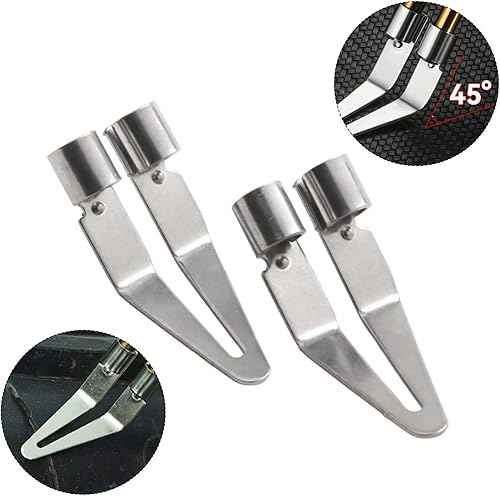 Miniatura 6 de Paquete de 6 soldadores de plástico para alisar, cabeza de repuesto de hierro, rascador de punto triangular, más suave para pistola de soldadura de