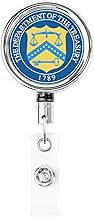 Seal of The United States Department of The Treasury Secure Your Style with The Durable Metal Badge Holder
