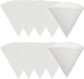 10PCS Maple Syrup Filters Set, 9 inches Reusable Premium Food Grade Filters, 8 Pre-filter&2 Heavy-duty filter, Beeswax Filters (10PCS)