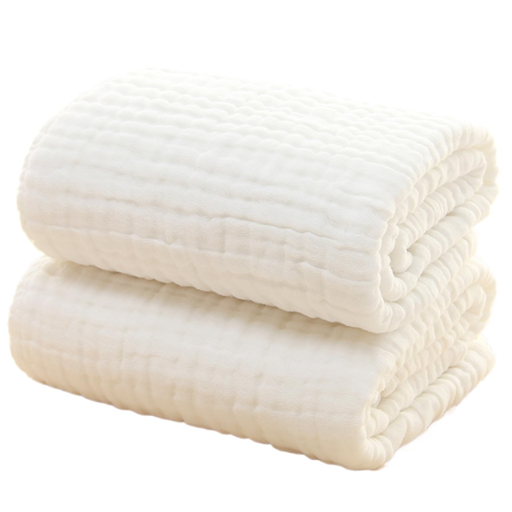 Wedhapy Baby Bath Towel Baby Towel 2Pcs 41 x 41 Soft Cotton Towels for Newborn Absorbent Bath Thicken Towels Washable Cover Blanket