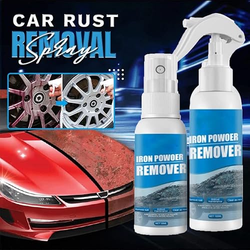 Miniatura 8 de RJDJ Ouhoe - Spray removedor instantáneo de óxido, removedor de óxido para automóvil, limpiador de pintura de metal, removedor de óxido, suministros