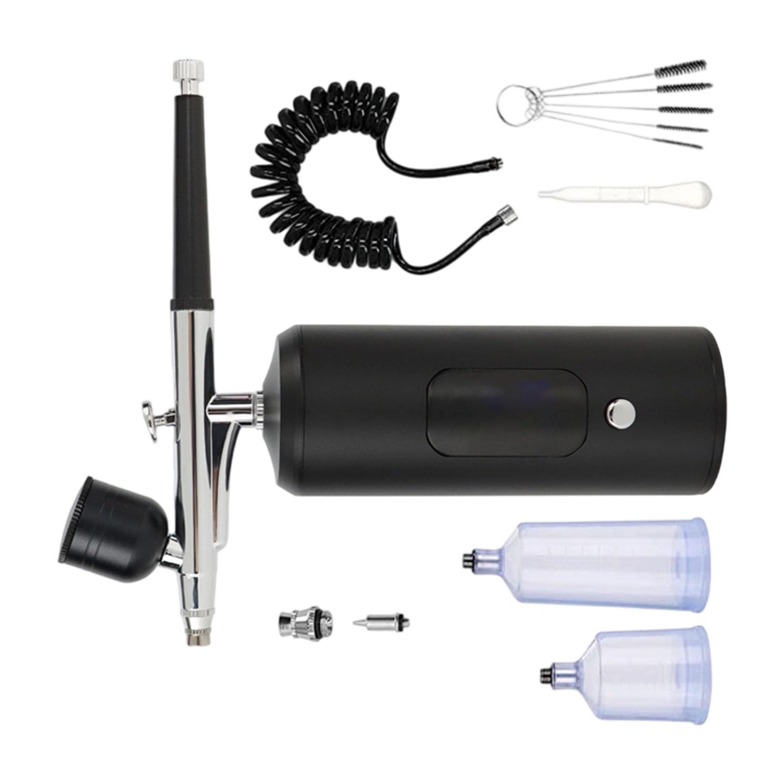 Professional Multipurpose Pneumatic Sprayer 7.4V Copper Alloy Design Suitable for Skincare Creative Airbrushing High Pressure Airbrushing for Artistic Sprayer