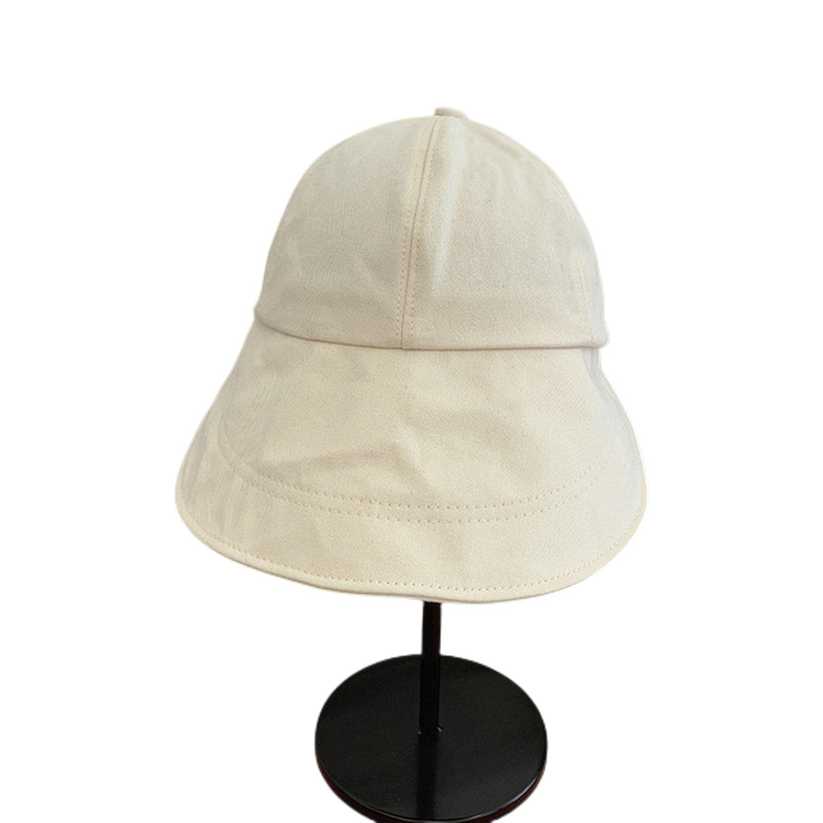 Chapeau bob d'été avec grand nœud de protection solaire chapeau cloche large bord chapeau de soleil femme chapeau pliable