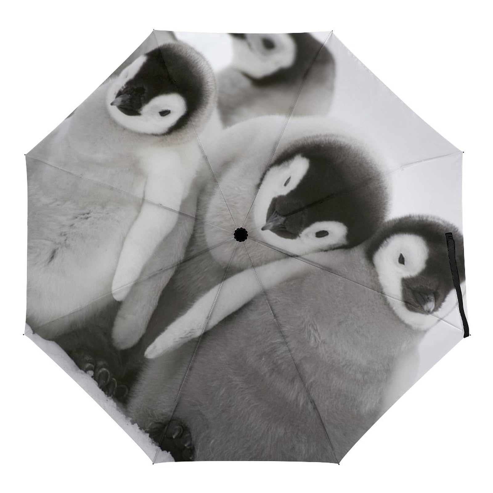 Multi20 Jiemin Automatic Penguin Folding Umbrella, Light Windproof, Portable Travel Umbrella,