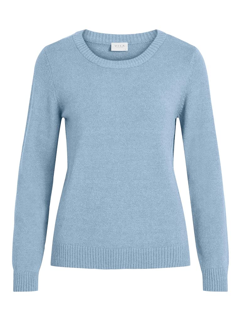 VILA CLOTHES womens Viril L/s O-neck Knit Top-noos Sweater
