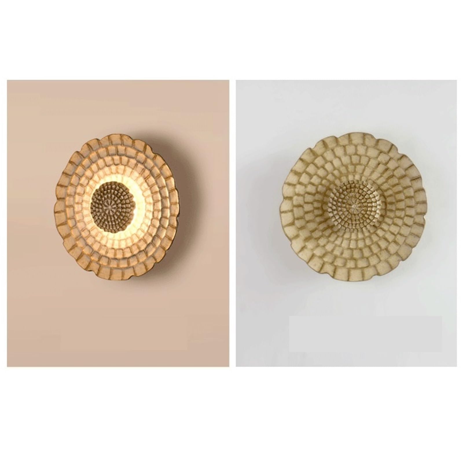 Wnętrze Sconces Kinkiet LED do sypialni, stolik nocny, estetyczne światła liścia lotosu