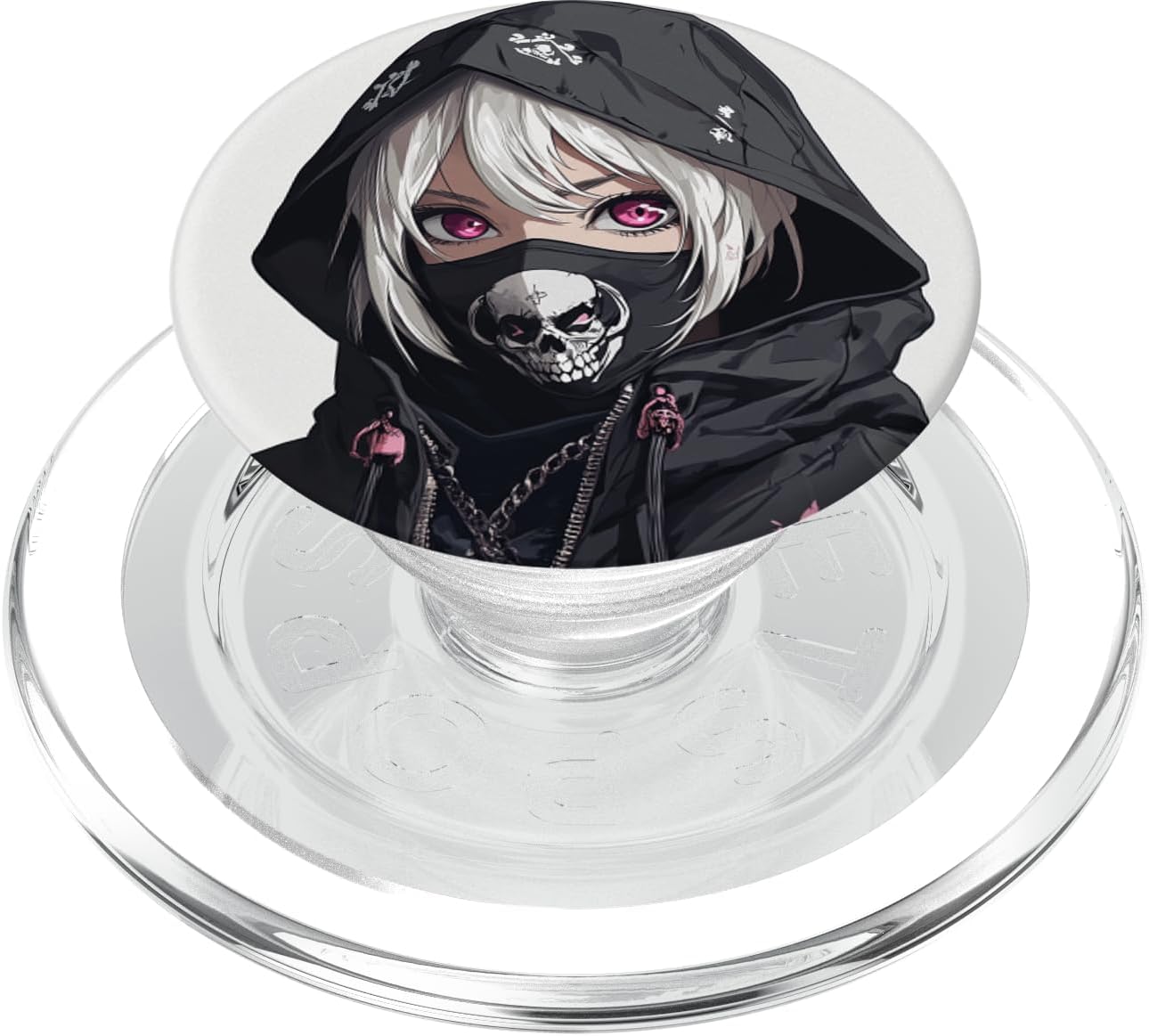 Anime Girl Otaku Kawaii Manga Reader Japanese PopSockets PopGrip for MagSafe