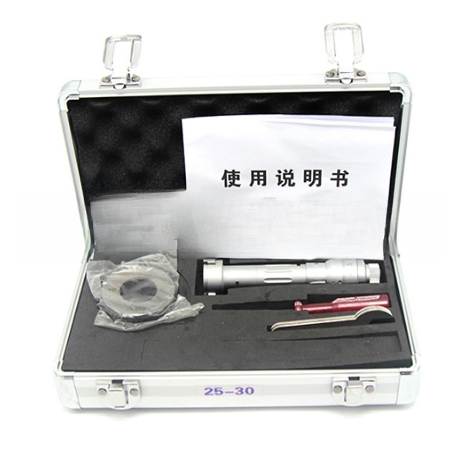 Dreipunkt-Innendurchmesser-Mikrometer 6-100 mm 0,001 mm Dreipunkt-Innenmikrometer Dreipunkt-Innenmikrometer Innendurchmesser-Mikrometer-Messwerkzeug (Color : 50-60mm)