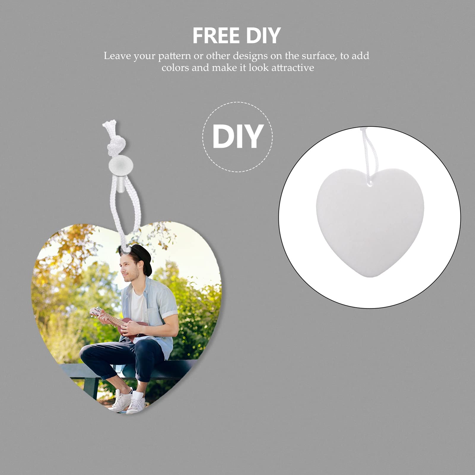 PartyKindom 3sets Filtro Aromatico Per Auto Materiale Sicuro e Premium Cuori Cerchi Per Sublimazione e Decorazioni Personalizzate