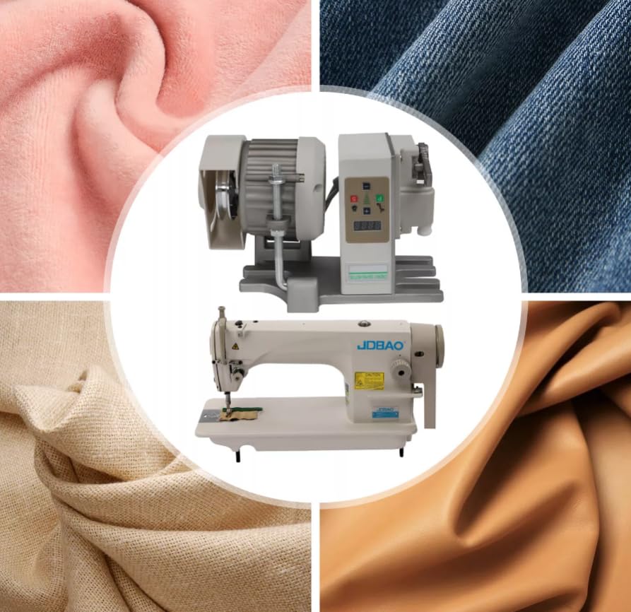 Lidhujnk 550W Industrial Sewing Machine, DIY Patch Leather Shoes Repair,110V Heavy Duty Commercial Grade Strength Sewing Machine for Tailors, Fashion Designers, Bridal Stores?Table not included?