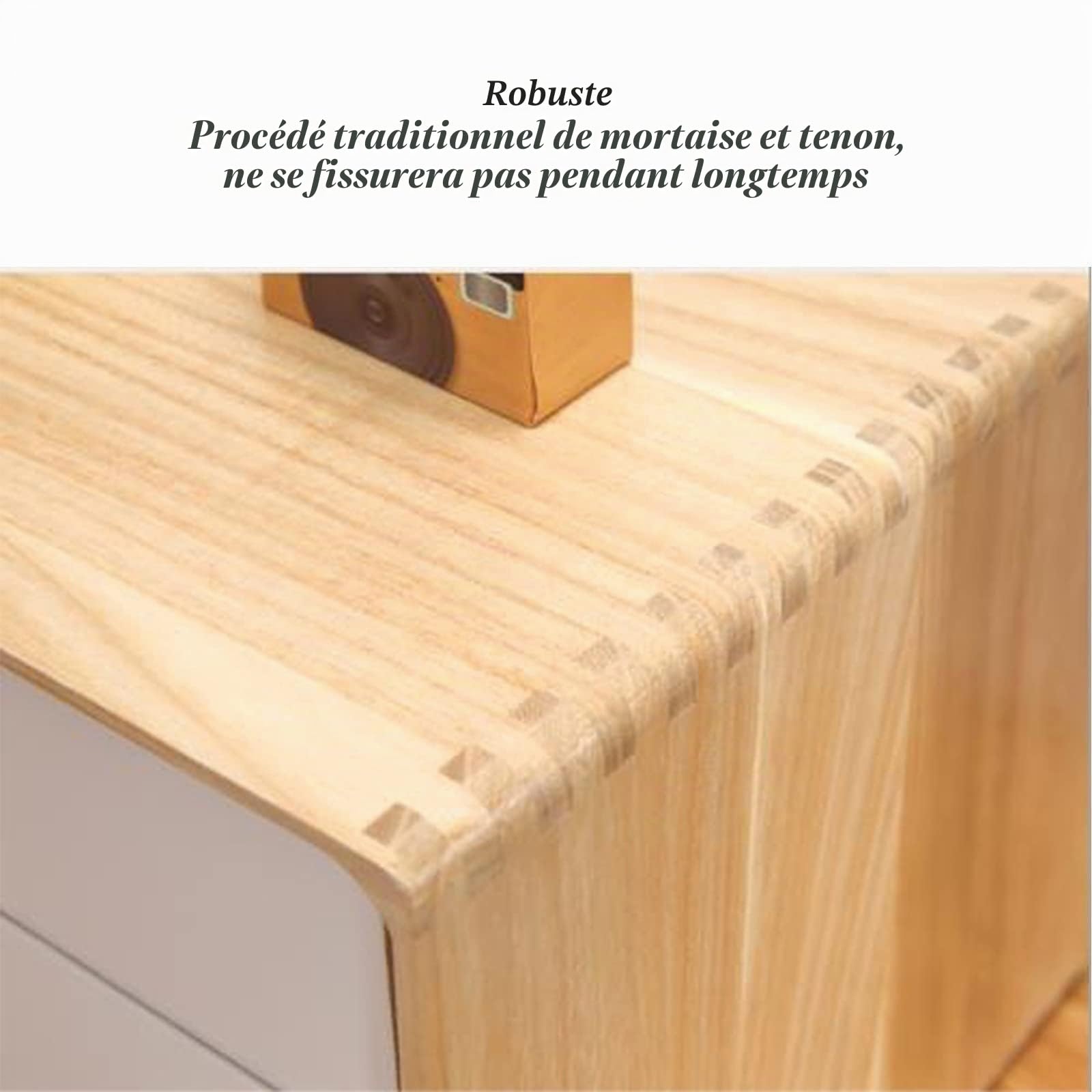 Boite Rangement Bureau Avec Tiroirs - Boîte Rangement Bureau Tiroir, Organisateurs De Bureau En Bois Massif Avec Tiroir, Boîte Organisateur De Tiroir De Fournitures De Bureau Scolaire ( Color : A , Si