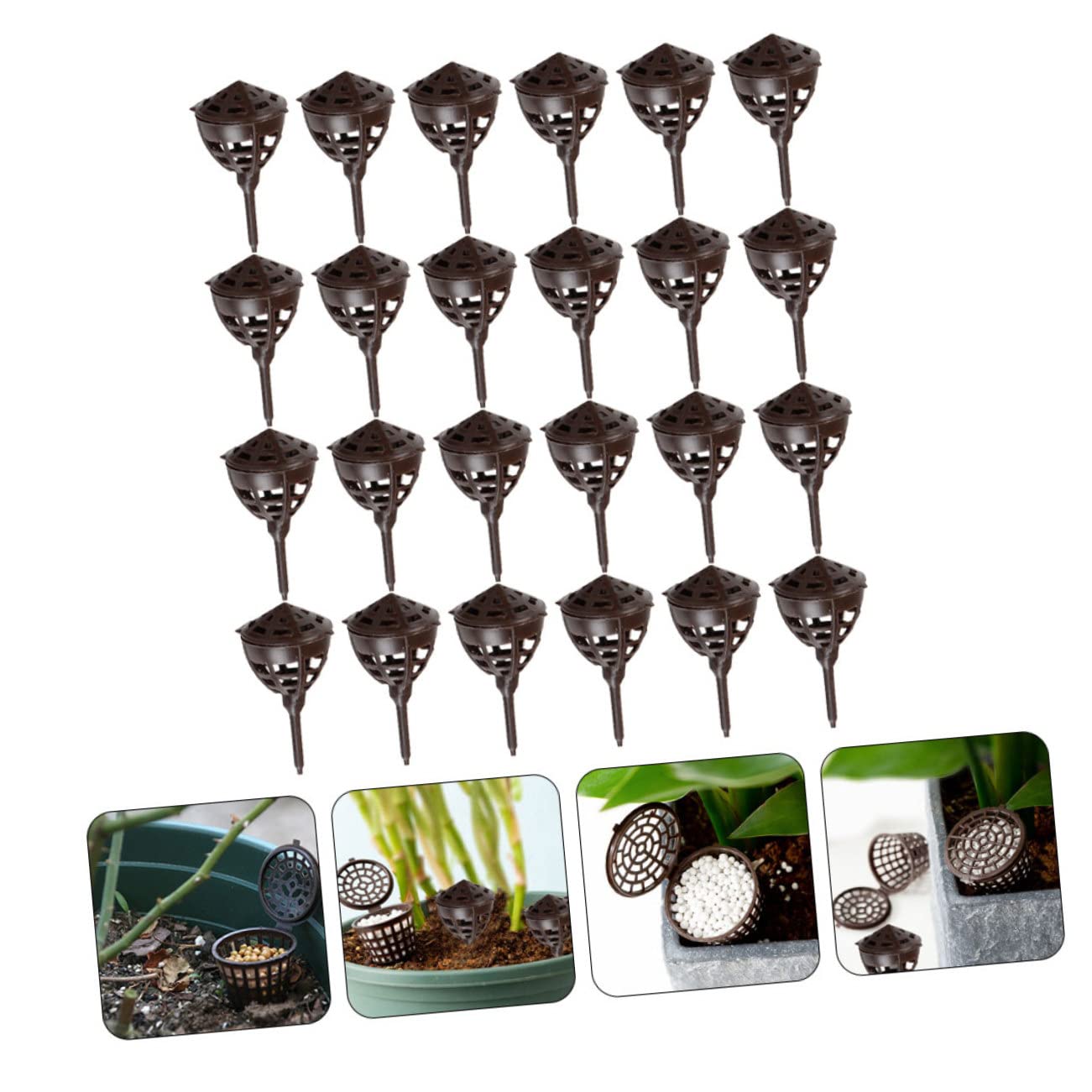 YARNOW 2 Set Scatola Di Fertilizzante Di Bollitore Giardinaggio Fornisce Fertilizzante Piante Concime Liquido Contenitore Per Fertilizzanti Da Giardinaggio Plastica 100 Pezzi * 2