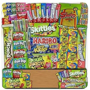Assorted Candy – Big box of Candy – Bulk Candy Variety – Individually Wrapped Candies – Pinata Filler Mix – Candy Basket – Snack Food Gift – Office Candy Assortment – Gift Box for Birthday Party, Kids, College Students & Adults (2 LB)