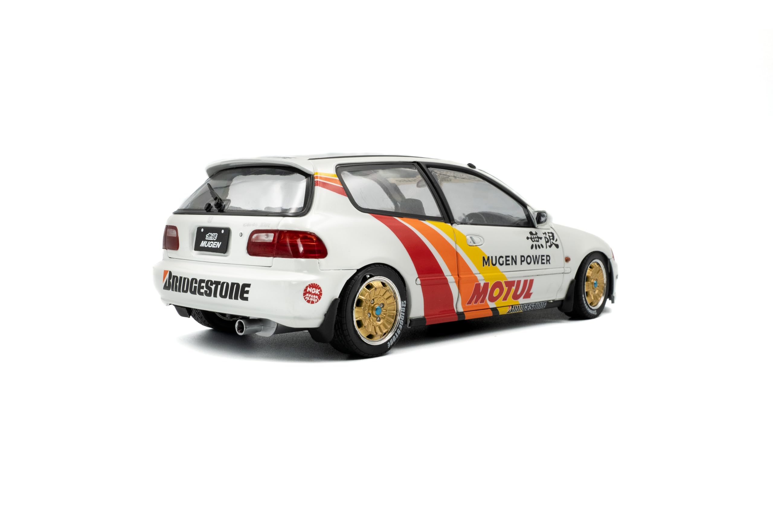 Amazon.com: Solido Works 1:18 Scale Honda Civic (EG6) Mugen Racing