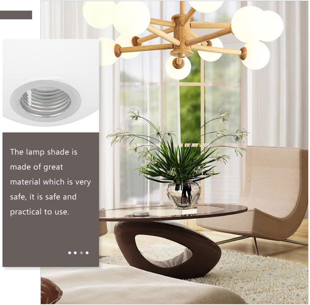 LALAFINA Creative G9 Ceiling Lamp Shade 4.72 Inch Glass Light Cover Pendant Shade for Bedroom Living Room Decorative Lighting Fixture Replacement