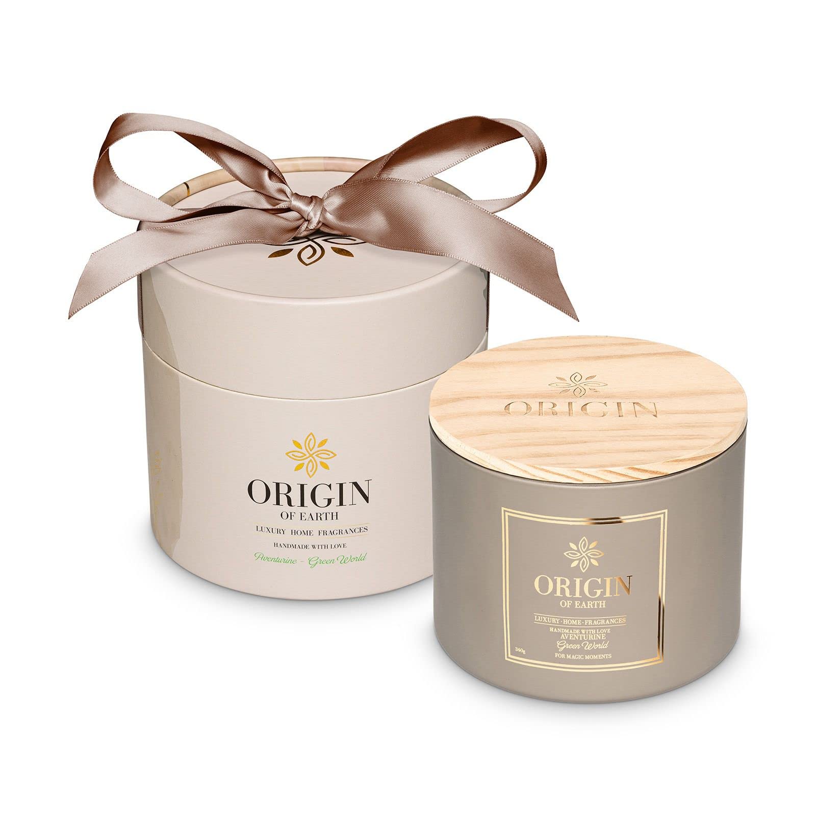 Vela aromática en tarro de cristal, vela de cera de soja natural para el hogar, 40 – 50 horas de tiempo de combustión, aroma de Greenworld, vela de vacaciones, velas perfumadas, 340 g