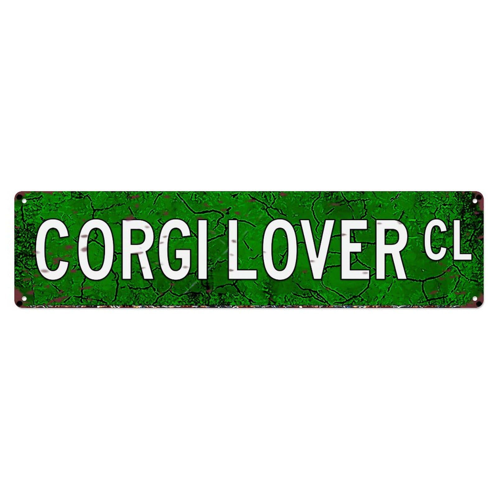 Corgi Lover Cl Metal Tin Sign Plaque