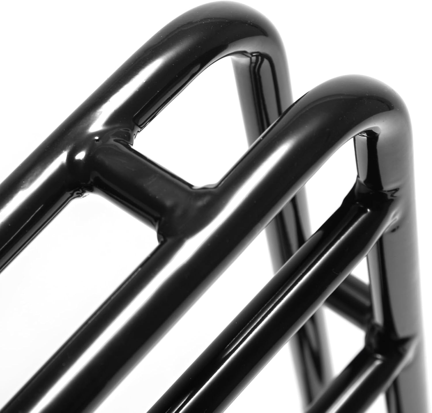 TOFR 16"x10.5"x1.5" Universal Motorcycle Trailer Hitch Luggage Rack Quick Release Design Cargo Rack For Camping, Traveling, GL1500 GL1800 Gold Wing Gloss Black