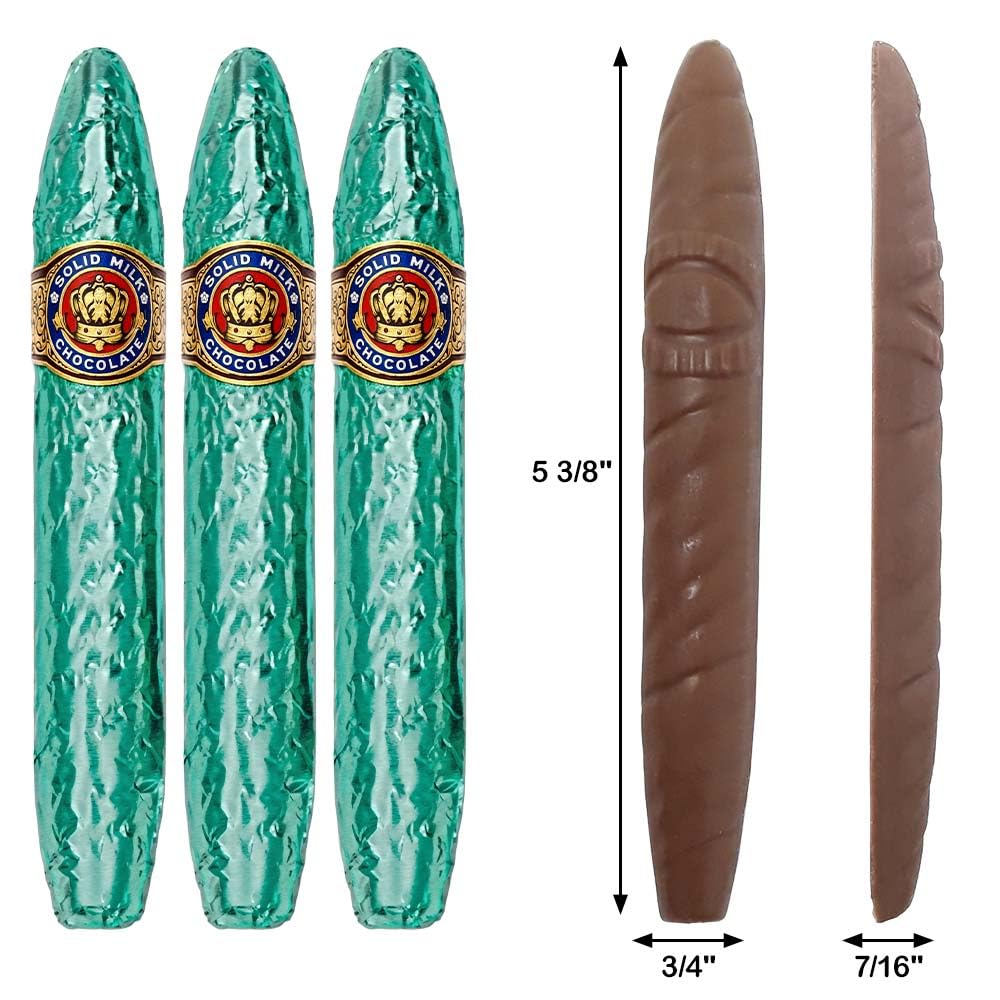 Madelaine Milk Chocolate Cigars - 12 Individualy Wrapped Cigars 9 Oz - Image 2