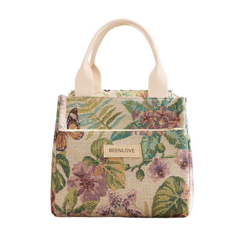 Thermal Lunch Bag for Women | Insulated Waterproof Tiffin Tote with Zipper & Multiple Pockets | Reusable Meal Storage Bag for Office, Travel & School-picture-15