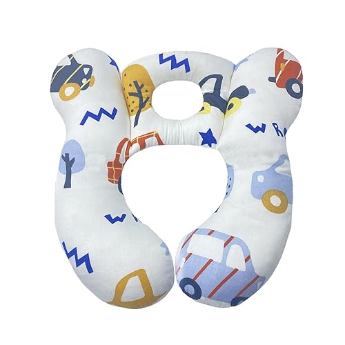 Almohada de viaje para bebé, cojín de apoyo para cabeza y cuello infantil para asiento de automóvil, cochecito y cochecito (automóvil blanco) disponible en Yaxa Venezuela
