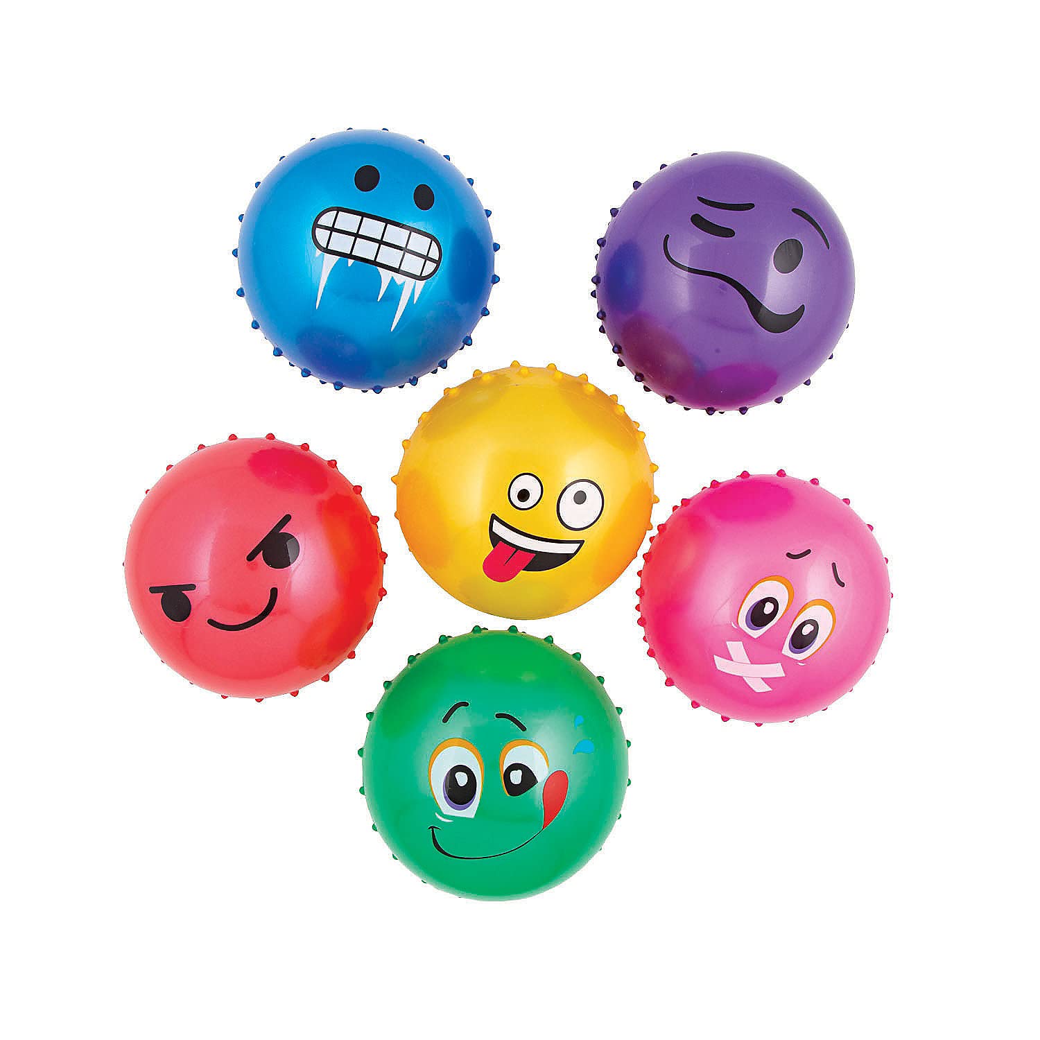 Inflatable Emoji Face Spike Balls Series 3