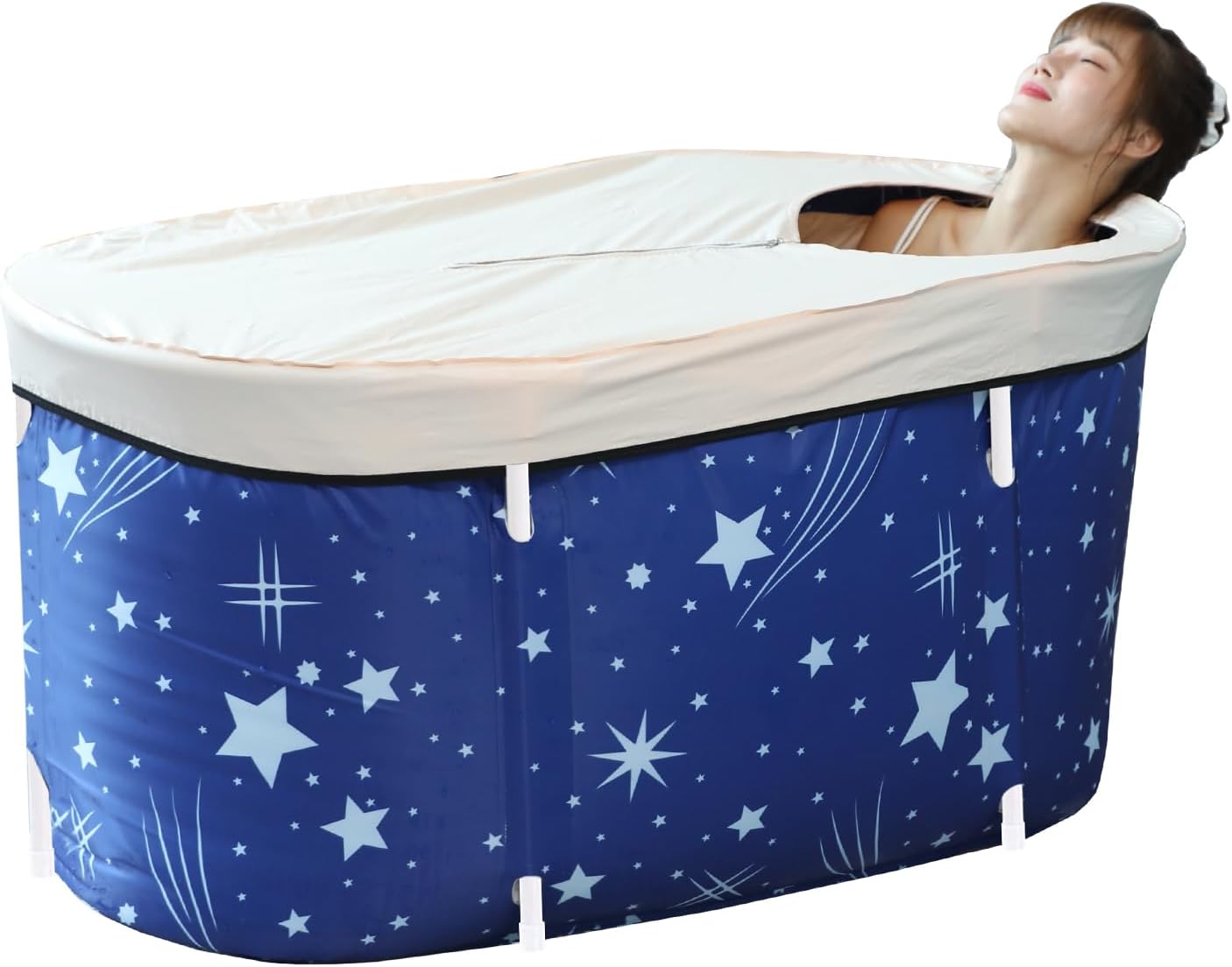 Lie down Foldable Bathtub