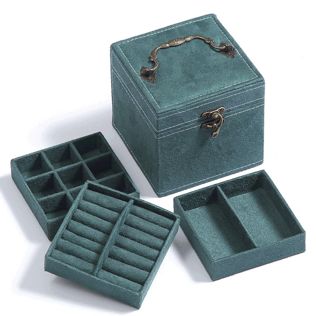 Boîte à bijoux grand format au design épuré et finitions soignées