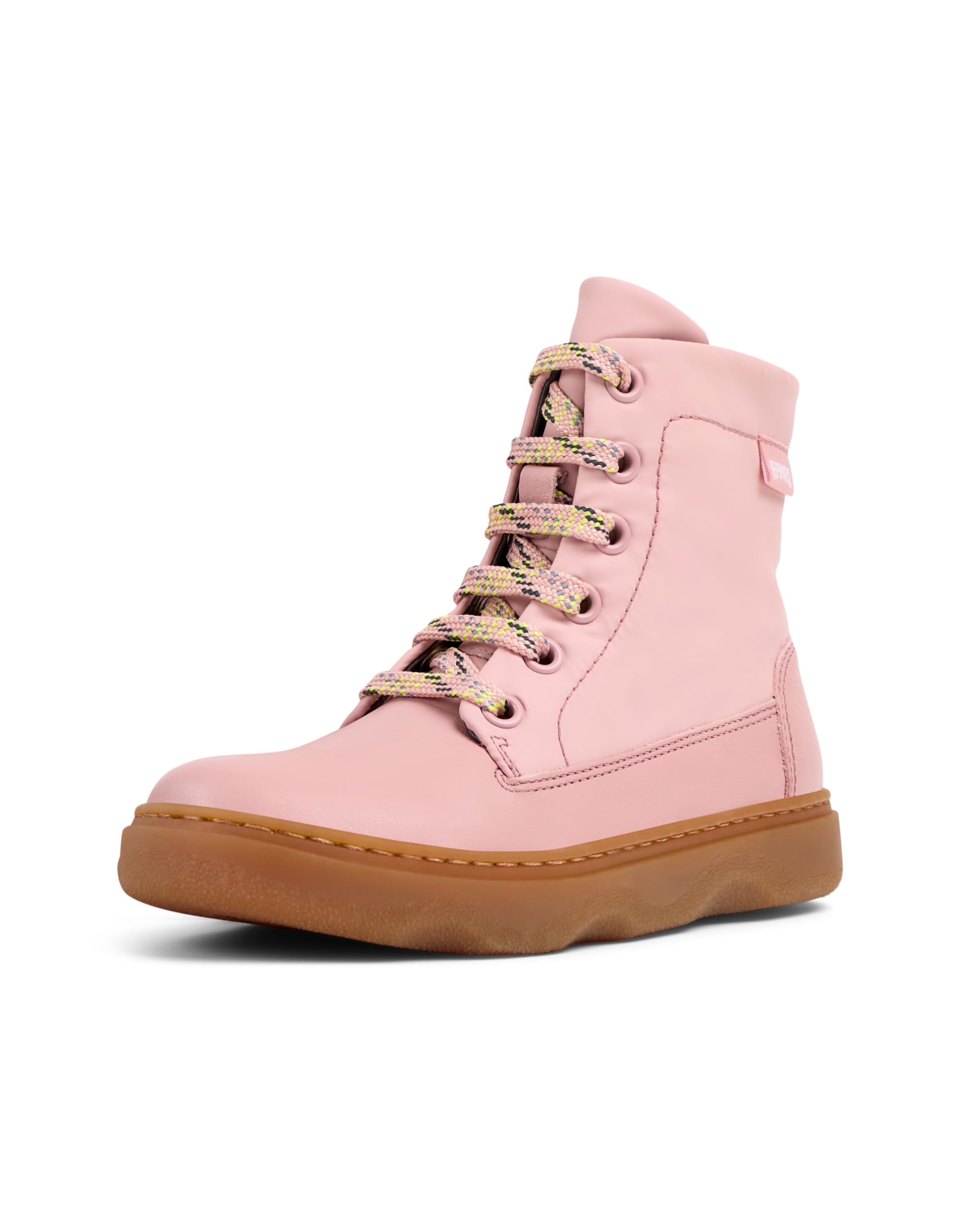 Camper Kiddo K900363, Lace up bootie, Rosa 005,