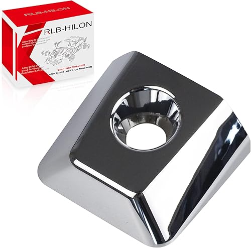 RLB-HILON Cubierta de marco de cerradura para manija de puerta compatible con Nissan Titan 2004 a 2019 Año reemplaza OEM 80647-ZC00A