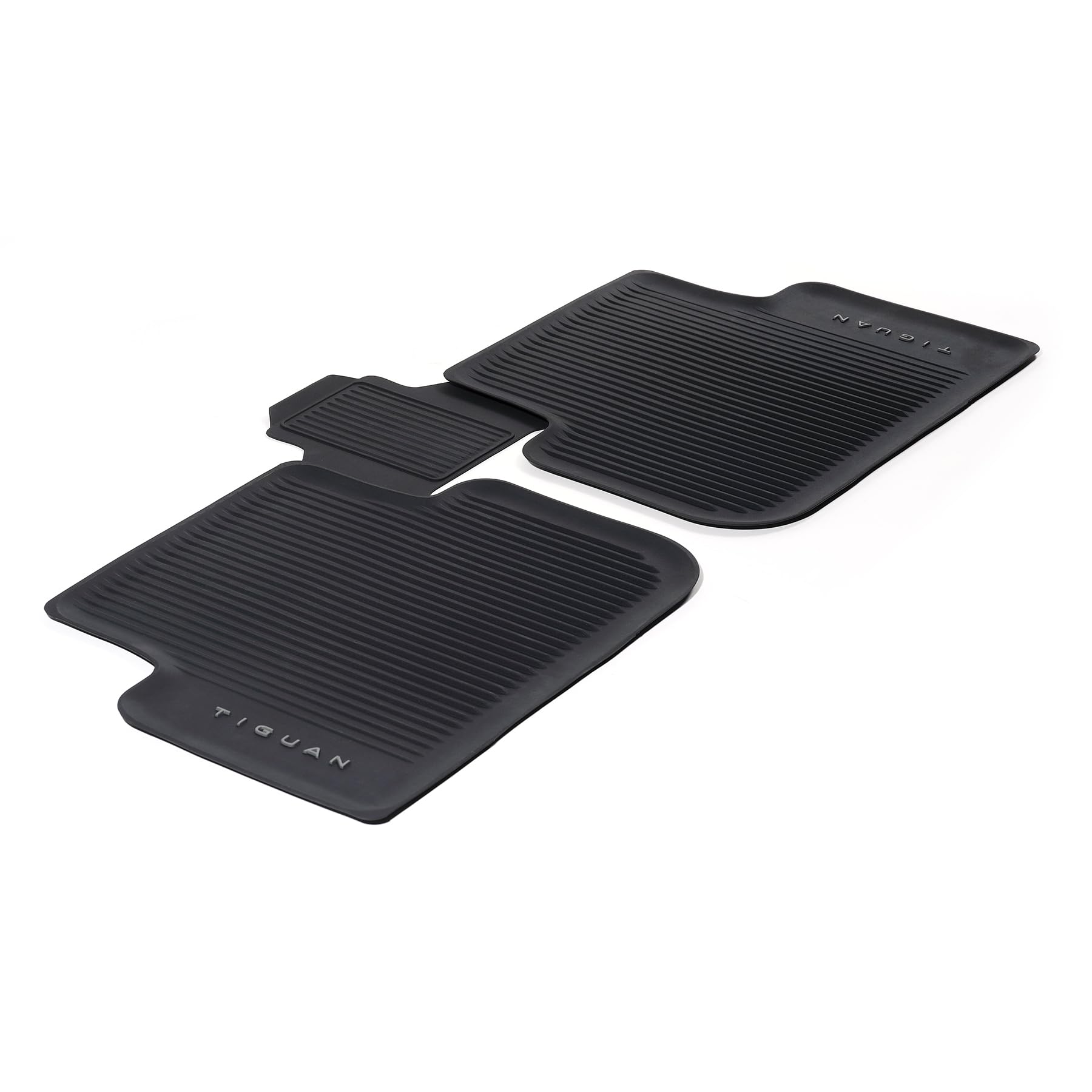 Volkswagen Rubber Rugs, Rubber 3 Pieces Black, For Rear Part, Compatible with VW Tiguan 3 (CT1) from 2024, Fit