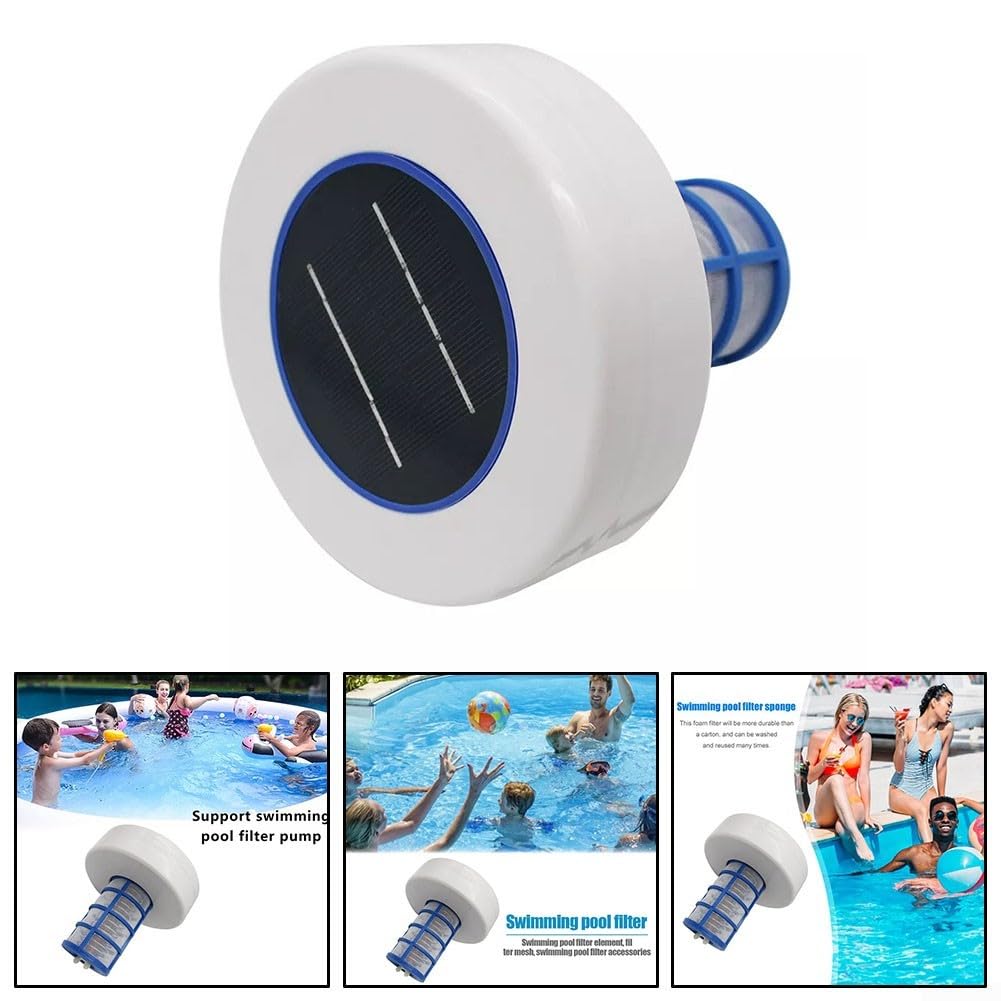 Traitement de l'eau de piscine gratuit avec ioniseur solaire, pour tout type de piscine