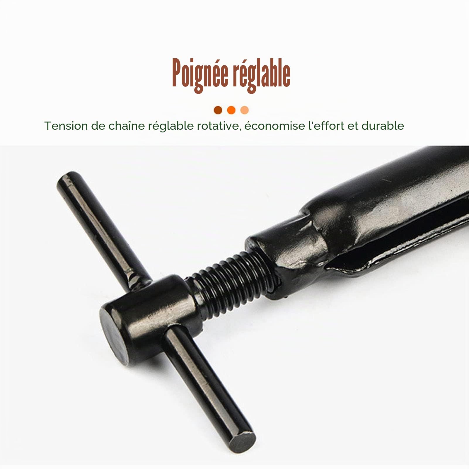 Pince à Chaîne Verrouillable, Coupe-Tuyaux en Alliage d'Aluminium et Acier au Carbone, 80 mm, pour Tuyaux Métalliques, Cuivre, Aluminium et Échappement Automobile