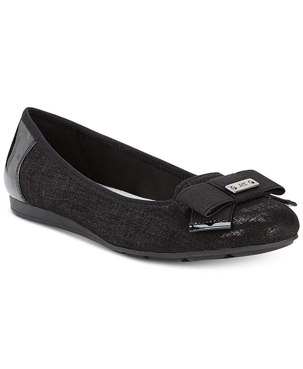 Anne Klein Mujeres Alivia Zapatilla de Ballet, Blk MUL FB, Talla 7.5
