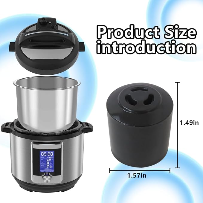 Repuestos Válvula de Vapor para Olla a Presión Instant Pot 2 Pack miniatura 2