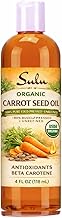 SULU ORGANICS Pure Organic Unrefined Cold Pressed Carrot Seed Oil (4 oz)