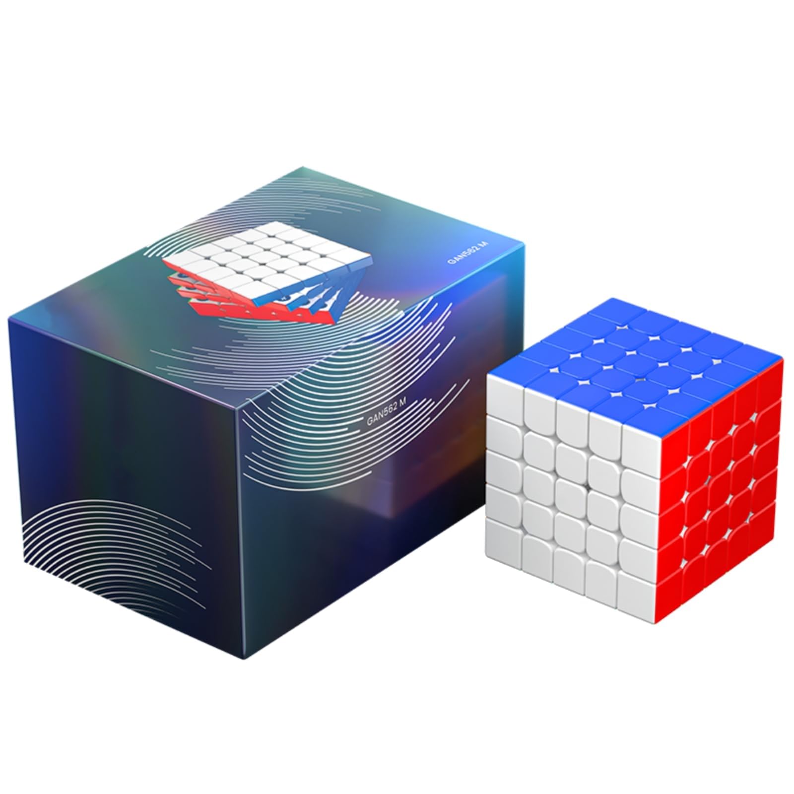 Bukefuno GAN 562 M Puzzle magnétique Speed Magic Cube 5 x 5 sans