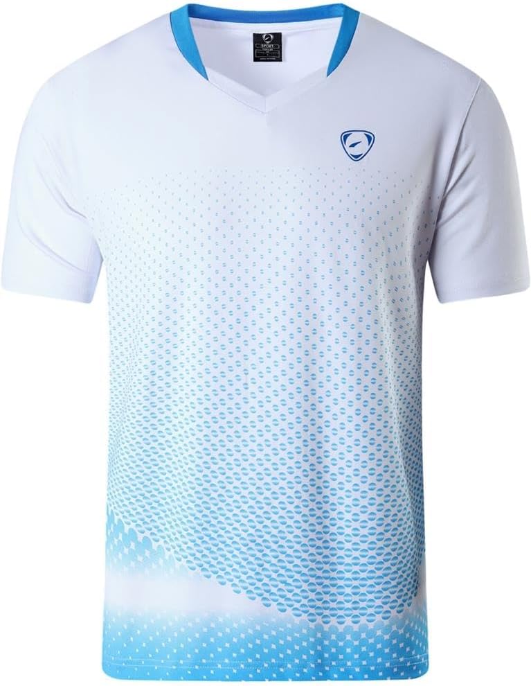 5 Pack Men's Activewear T-Shirt Sport Tee Shirt Athletic Running Gym Workout Tshirt Golf Tennis Tops Quick Dry LSL449