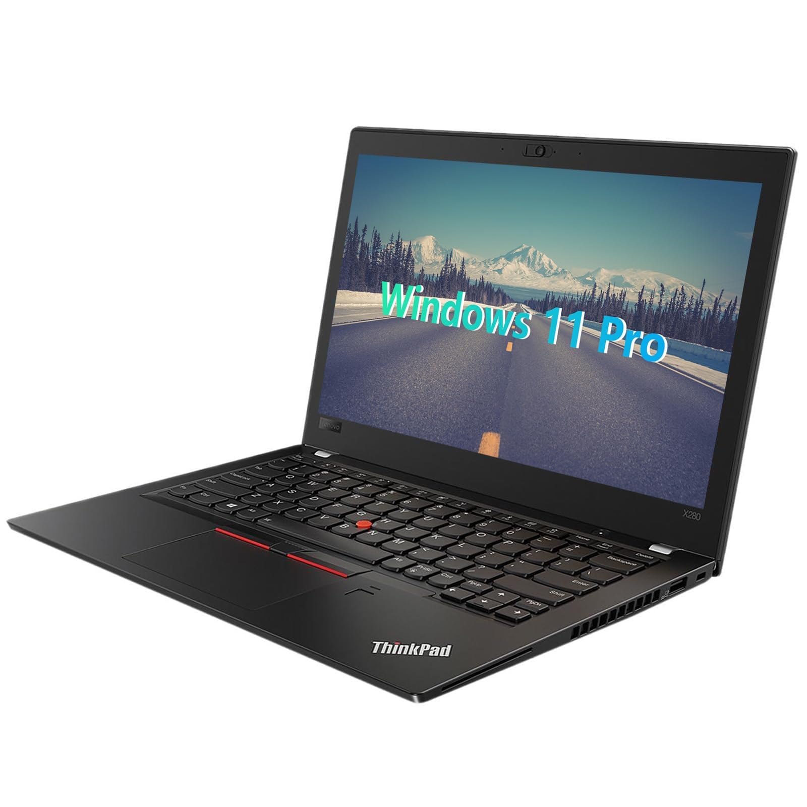 Lenovo ThinkPad X280 Business Laptop 12.5" (1366x768), Intel Core i5-8350U, 8GB RAM, SSD da 256GB, tastiera QWERTY Windows 11 Pro (ricondizionato)