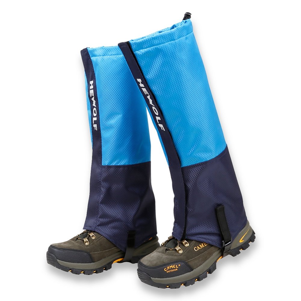 Hiking Gaiters Waterproof, Shoes Boot Leg Gaiters Breathable Walking High Leg Cover for Outdoor Fishing Research Hunting Trimming Grass (M)