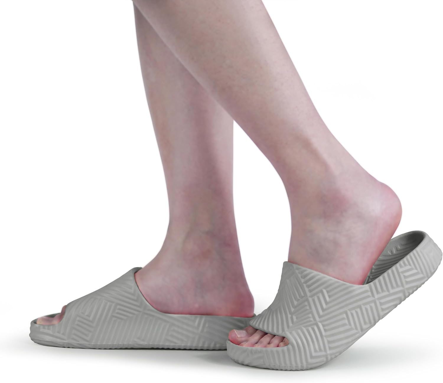 Weweya Slides for Women and Men - Bathroom Shower Shoes - Non Slip House Slippers - Lightweight Beach Sandals - Image 2