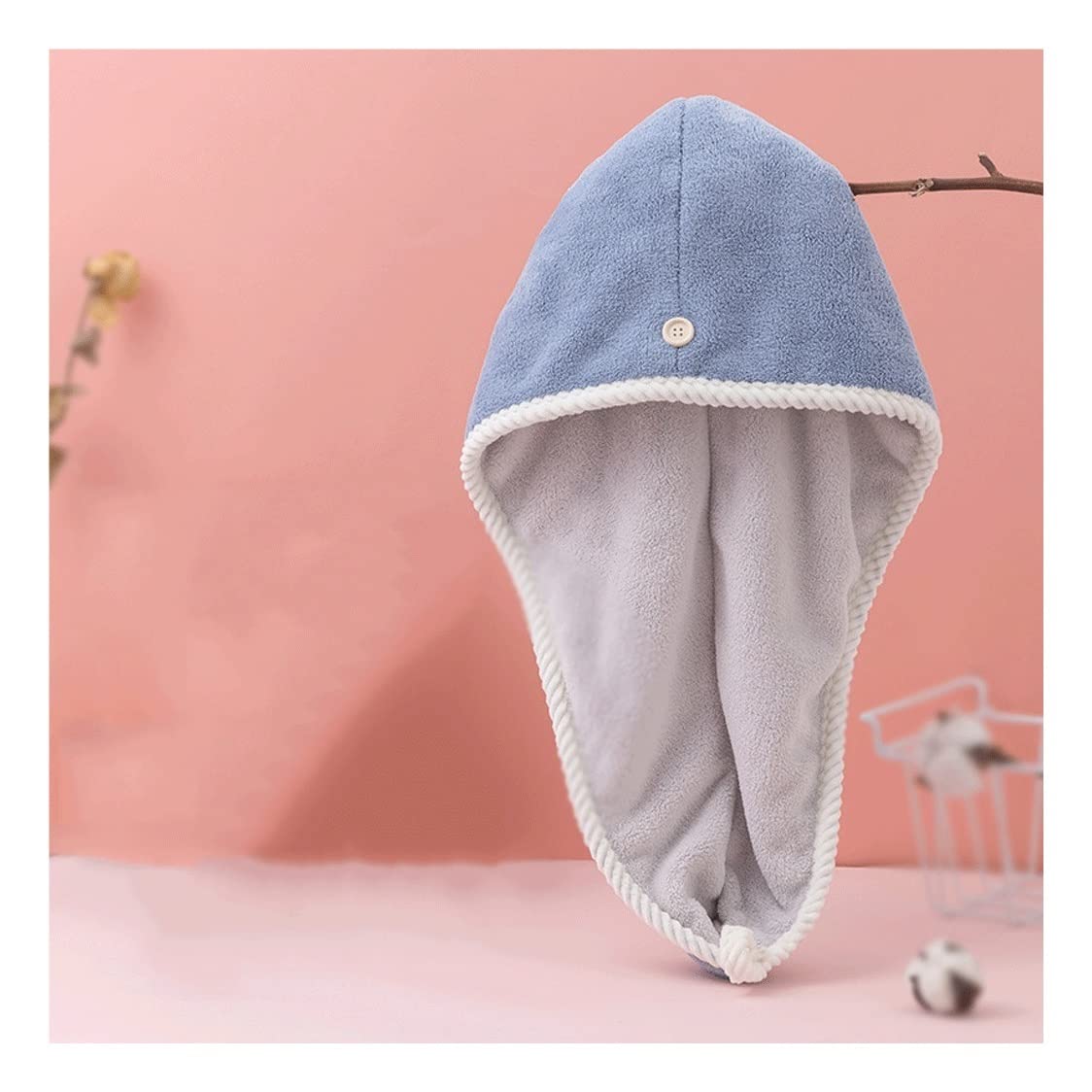 Couche corail velvet séchage cheveux en microfibre premium au toucher velours