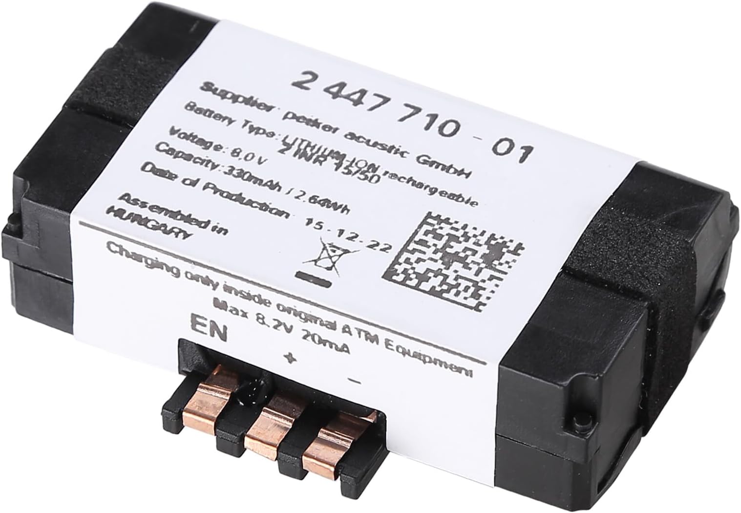 Batteria Di Emergenza Auto 8.0V 330mAh Per BMW F20 F30 F31 G20 G21 G30 - Sostituzione Portatile TCB, Modulo Batteria 84102447710 - Foto 3