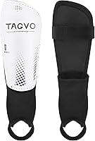 Vista 15 de TAGVO Espinilleras de fútbol para niños, jóvenes y adultos, equipo protector de fútbol para niños, niñas y hombres, espinilleras de fútbol para niños