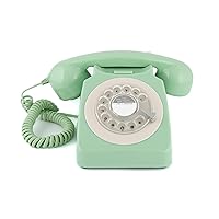 GPO 746 Rotary Telefono Fisso Retro anni ‘70, Telefono Classico con Interruttore per Suoneria