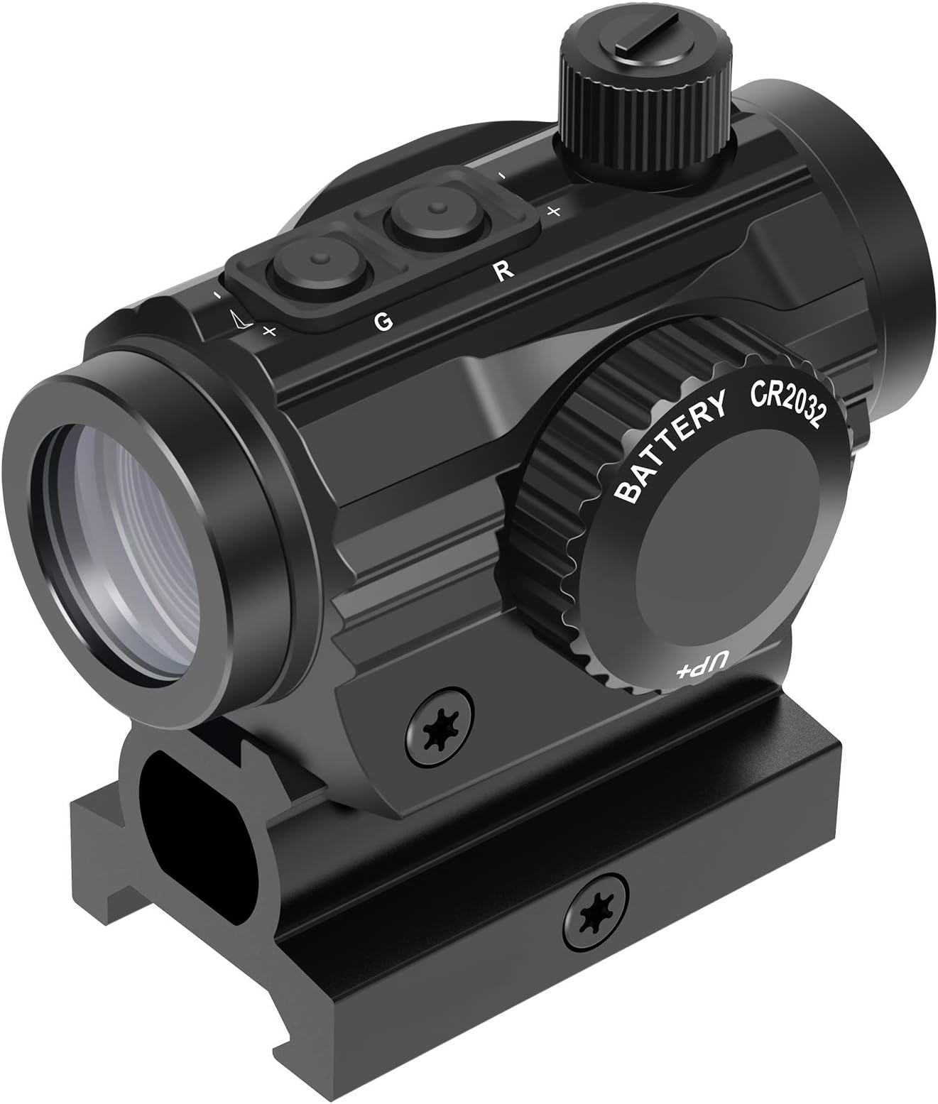 RDS-36 1x22mm 5 MOA Red & Green Dot Sight Red & Green Dot Scope with 0.83” Riser Mount Absolute Co-Witness Height