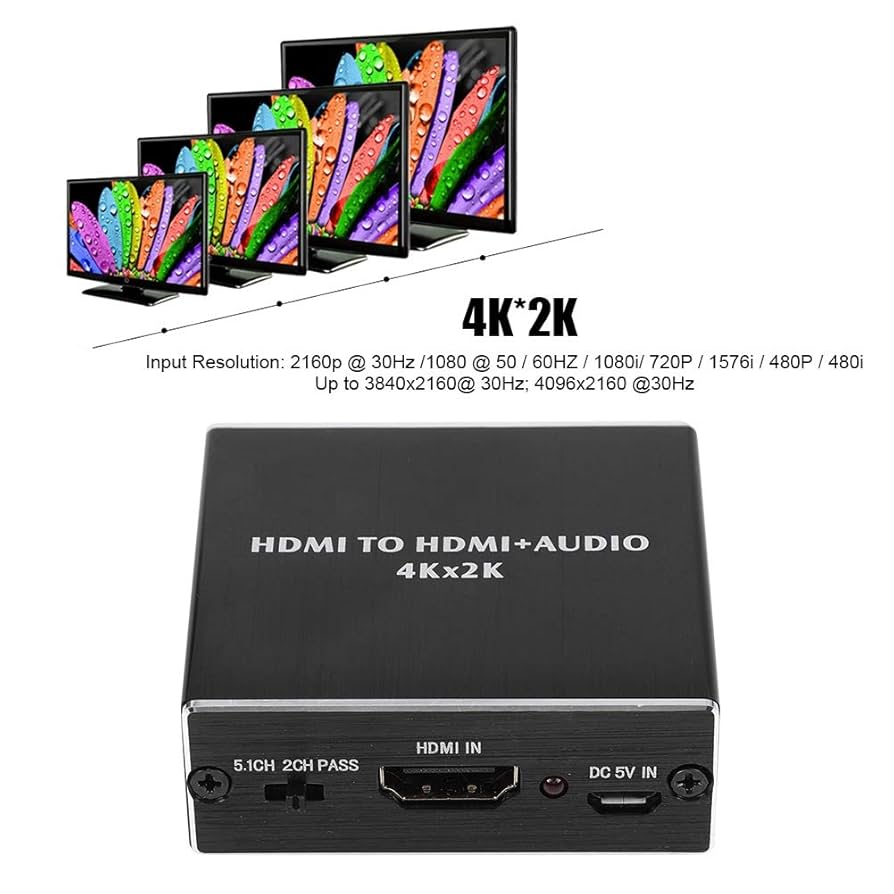 CLUX-1ICA オーディオインサータ　(HDMI+AUDIO→HDMI Amazon.com: HDMI Audio Splitter, 4K x 2K HDMI Audio