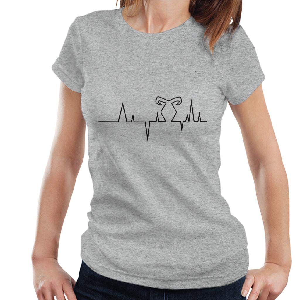Cloud City 7 Women's Heather Grey Angel Rune Shadowhunters T-Shirt