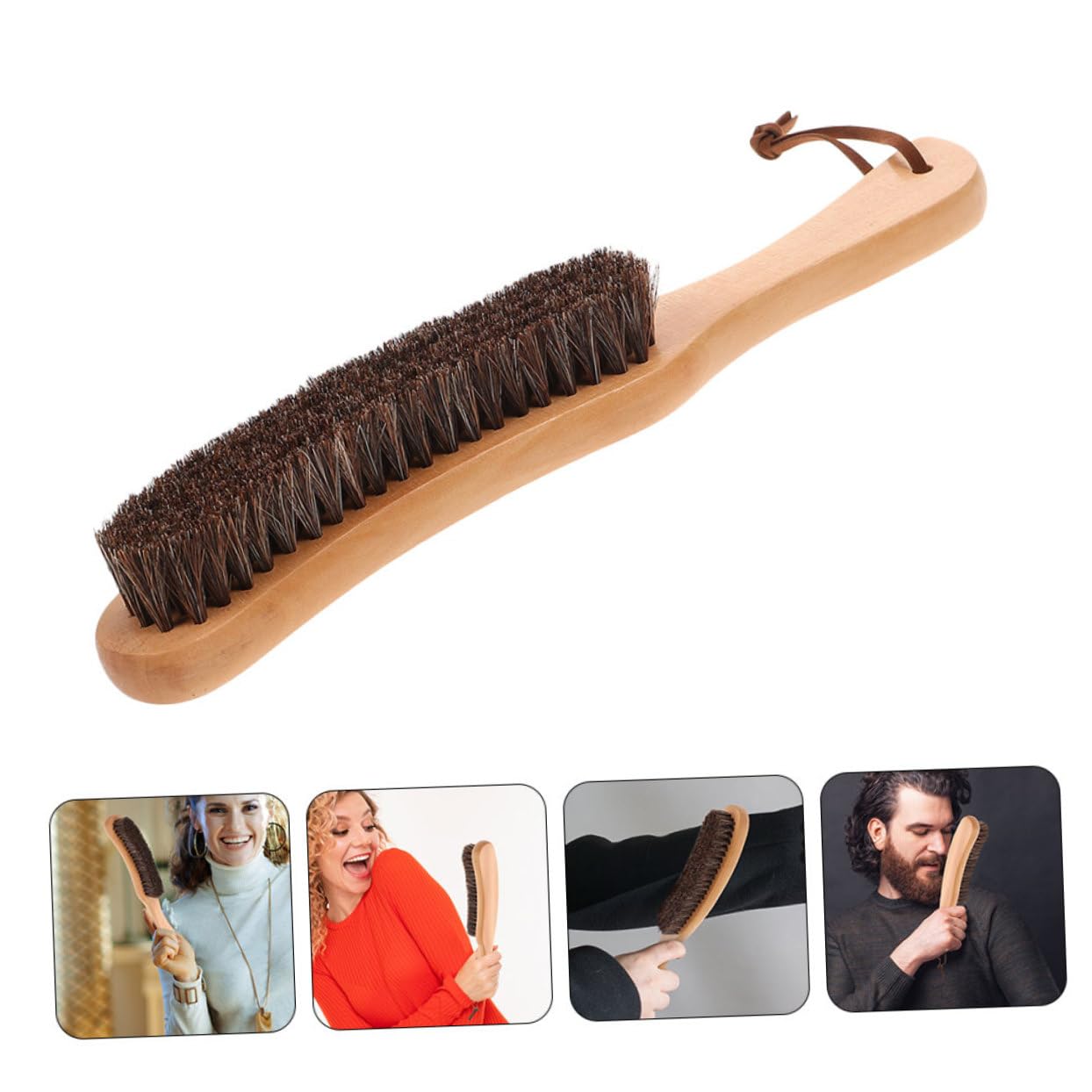 KOMBIUDA 10piezas Cepillo De Limpieza De Ropa De Caballo Cepillo Antiestático Para Prendas Para Suéteres Sombreros y Accesorios
