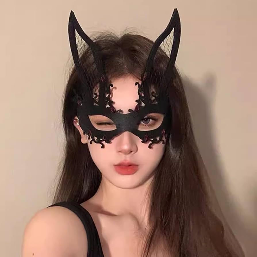 Amazon.co.jp: 仮面 ハロウィン コスプレ ベール レディース